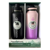 Termo Thermoflask, 2 Botellas De 1.2 L, 12hr Cal-24hr Frio!!