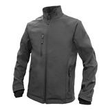 Chaqueta Softshell Rhelmu Hombre Gris Oscuro - 08520