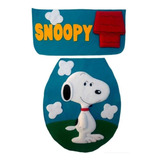 Juego De Baño Perrito Snoopy