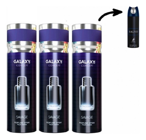 Perfume Galaxy Concept Sauvage 200ml Original, Lacrado
