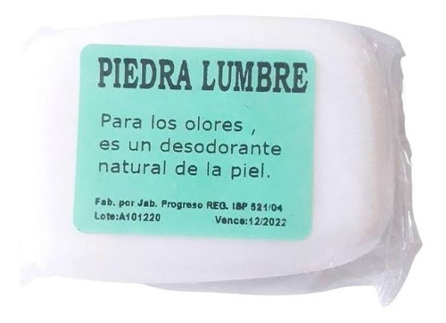 Jabon Piedra Alumbre 90 Grs