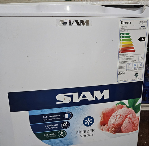  Freezer Vertical Siam Cv090b