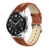 Correa De Piel De Lujo Cocodrile Para Huawei Watch Gt 2 46mm