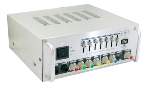Amplificador Audio Digital Usb Karaoke 200w Compatible Aw-20