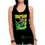 Regata Chainsaw Man Feminina Camisa Camiseta Regata