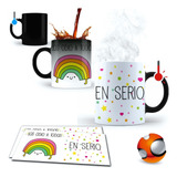 Taza Mágica Odio A Todos Enserio Regalo Original Envío Full