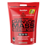 Carnivor Mass Big Steer Proteina Musclemeds 15 Libras Gainer