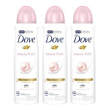 Kit 3 Desodorante Antitranspirante Dove Beauty Finish 150ml