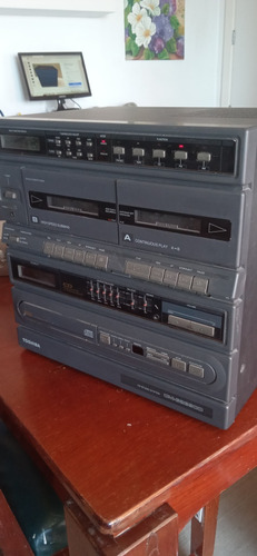 Som Antigo Toshiba Cm3239 Funciona Rádio - Fitas Cd Não Abre