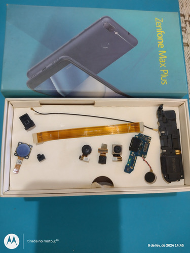 Asus Zenfone Max Plus M1 Caixa Peças 