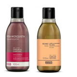 Óleo De Rícino E Óleo De Rosa Mosqueta 100ml Farmax