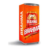 Adesivo Geladeira Envelopamento Total Cerveja Brahma