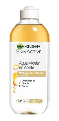 Agua Micelar Garnier Skin Active En Aceite 400 Ml
