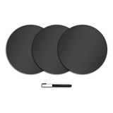Wall Pops Wpe0974 Carboncillo Negro Dry Erase Dots Decal Tre