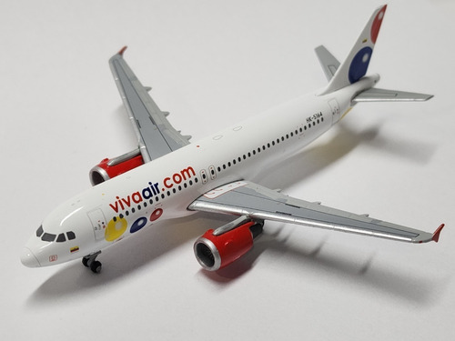 Avión A Escala Viva Air Airbus A320 Gemini Jets Escala 1/400