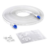 Cable Ethernet Plano Con Cable Irrompible - 25 Pies (velocid