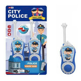 Walkie Talkie Handy Policia Par Juguete Infantil Regalo