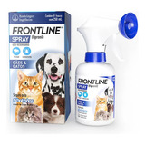 Frontline Spray 250 Ml Anti Pulgas Cães Gatos Adulto Filhote