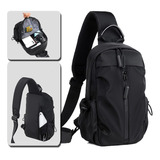 Mochila Cruzada Mariconera Pechera Bandolera Para Hombre Usb