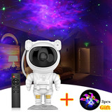 Proyector De Luz Nocturna Astronaut Nebula Galaxia+3 Piezas