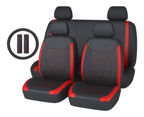 Frontier Np300 2016-2023 13 Pzs Fundas De Asiento De Tela