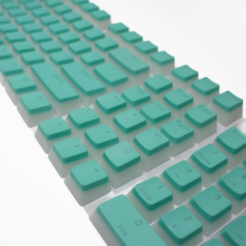 Keycaps Set Pudding Turquesa