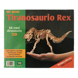 Tiranosaurio Rex 3d Armable Rompecabezas Madera Dinosaurio