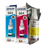 Pack Tintas Epson 664 C-m-y, Epson 504 C-y, Epson 544 Y