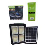 Foco Led Portátil Recargable 150w Con Energía Solar Y 4 Mo