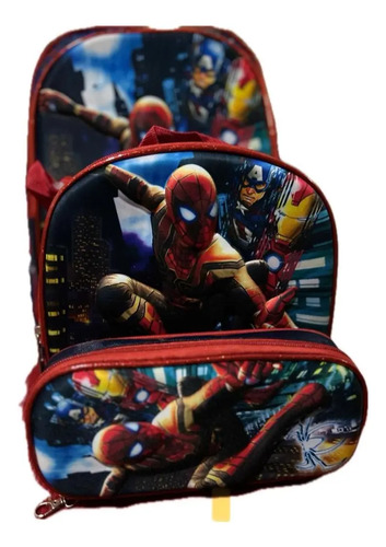 Mochila Con Luz Combo (mochila, Lonchera, Lapicera)