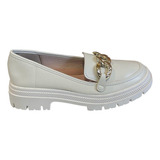 Sapato Feminino Mocassim Loafer Moleca Tratorado 5775101