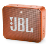 Caixa De Som Bluetooth Jbl Go 2 À Prova D'água 3w - Laranja