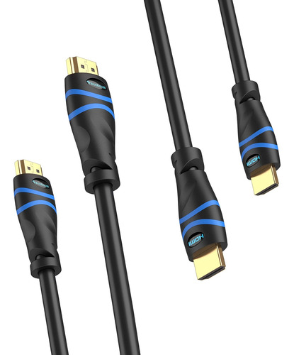 Cable Hdmi Bluerigger, 2 X, 8 K, 60 Hz, Hdr, 4k, 120 Hz, 48