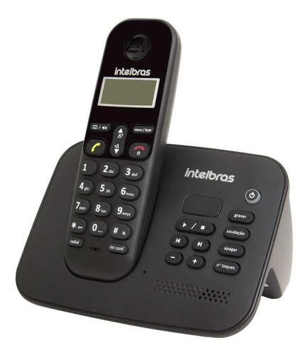 Telefone Sem Fio Intelbras Ts3130 Com Secretaria Eletrônica