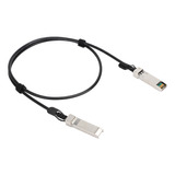 Cable Cambiador De Pvc Sfp A Sfp Dac De 25 Gbps Negro Para E