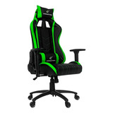 Silla Gamer Ergonómica Dragster Gt400 Negro Verde