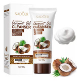 Limpador Facial De Espuma Nutritiva De Coco Natural Inkjoy,