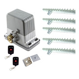 Kit Motor Porton Automatica Corrediza 5 Mt Cremallera 1800kg