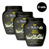 Kit 3 Creme Skala Argila Branca E Óleo De Jasmim 1kg