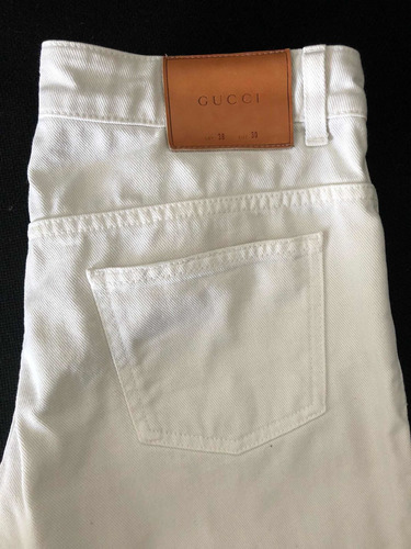 Jeans Dama Gucci Original Beige Talla 30 Usados