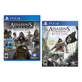 Combo Pack Assassin's Syndicate + Assassin's Iv  Ps4 Nuevos*