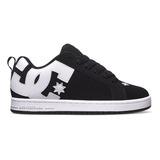 Zapatillas Dc Shoes Court Graffik Ss Negro Logo Blanco