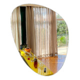 Espelho De Vidro 80cm Decorativo Vertical Banheiro Sala Casa