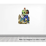 Vinil Sticker Pared 50cm Esfera Dragon Z Androide 18 17 16