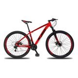 Mountain Bike Ksw Xlt 100 2020 Aro 29 15  21v Freios De Disco Mecânico Cor Vermelho/preto