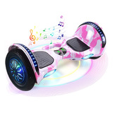 Hoverboard Patineta Eléctrica Bluetooth Luces Musica 10in