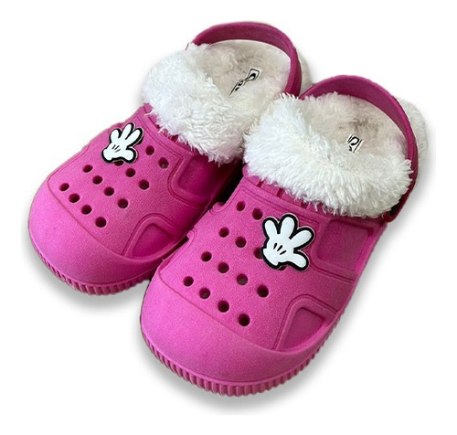 Pantufla Gomón Niños Nena Corderito Zueco Peluche T. 25/34