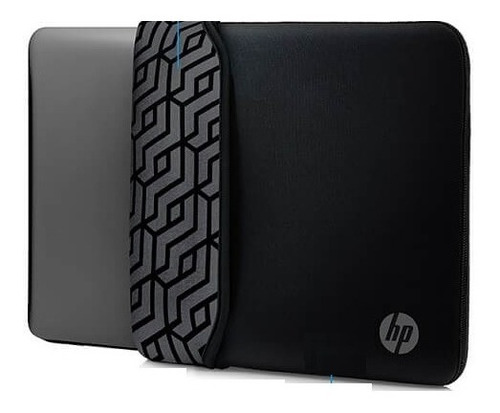 Funda Hp Neopreno Para Laptop 14'' Reversible Negro/gris