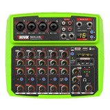 Consola Pasiva Con Interfaz Usb Novik Nvk I08bt Verde Hameli