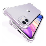 Estuche Protector Para iPhone 11 Antishock Transparente